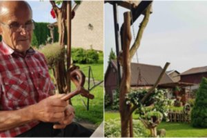 Nei stalius, nei dailidė, tačiau šio žemaičio namai abejingų nepalieka