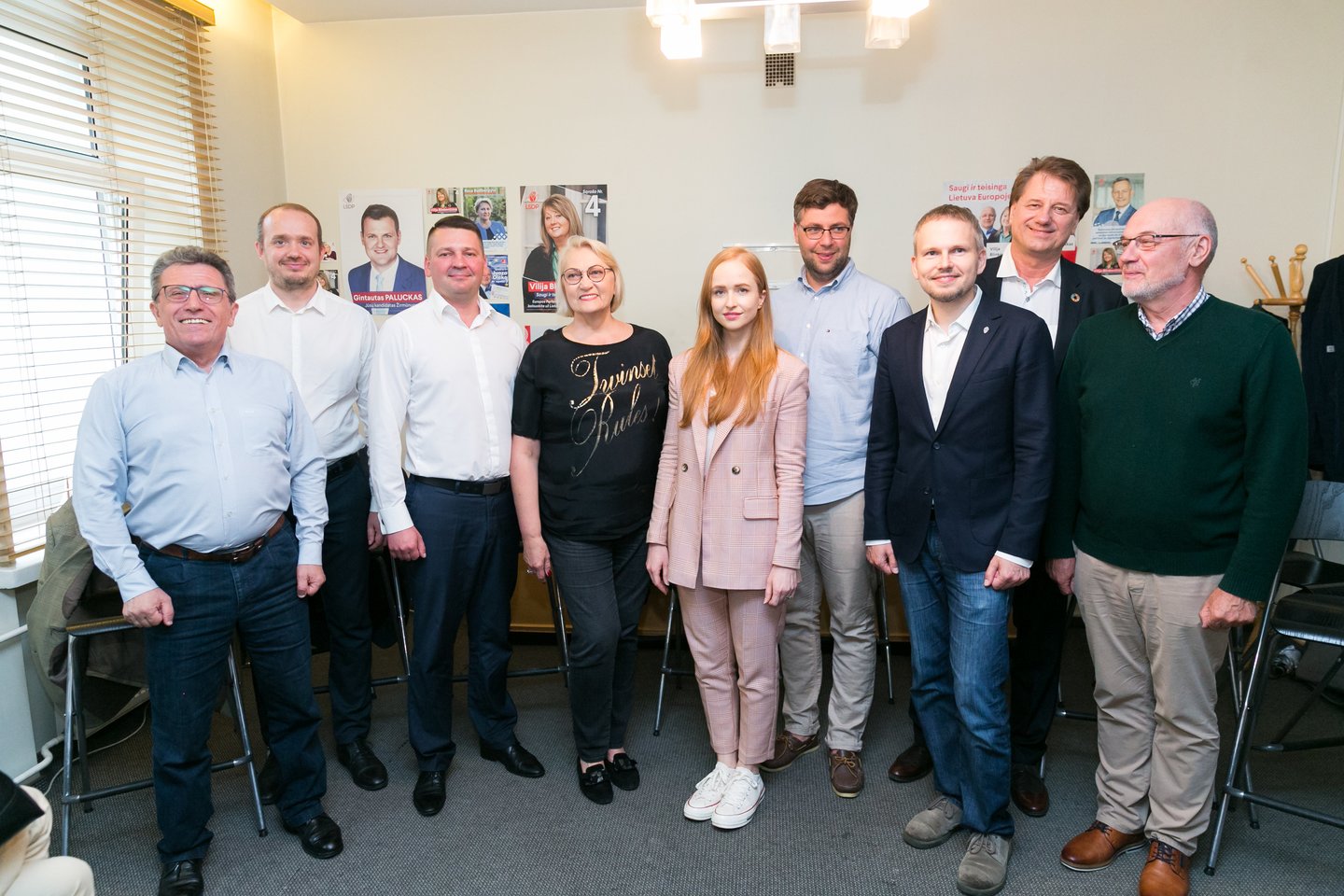 Lietuvos socialdemokratų partija (LSDP) trečiadienį vilniečiams pristatė savo kandidatus į Seimą sostinės vienmandatėse apygardose.<br>T.Bauro nuotr.