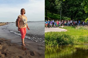 Įspūdingai atrodanti kaunietė senjorė kasdien nueina po 40 kilometrų