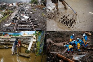 Japoniją siaubia negailestinga stichija, žuvusių jau daugiau nei pusšimtis