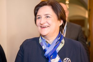 Buvusi Seimo pirmininkė L. Graužinienė grįžta į politiką – sieks Seimo nario kėdės