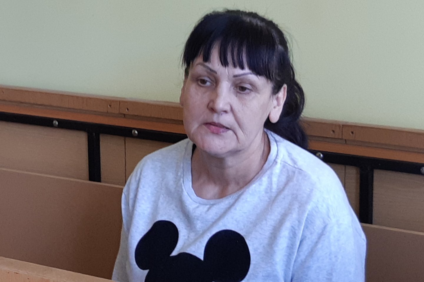 Klaipėdos rajono gyventoja Rūta Vaitkienė kaltinama namuose tyčia nužudžiusi savo sugyventinį.<br> A.Pilaitienės nuotr.