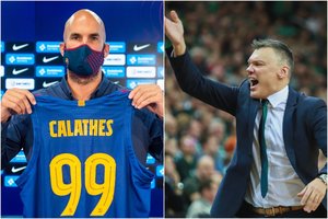 Į Šaro klubą atvykęs N. Calathesas paatviravo: „Negalėjau pakęsti Š. Jasikevičiaus, nes jis rėkdavo“