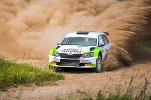 „Žemaitijos ralyje“ kova vyko tik dėl antrosios vietos – V. Žala triumfavo užtikrintai