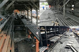 Jonavos r. padegtas medinis pastatas, Kaune bandyta sudeginti Šilainių turgų