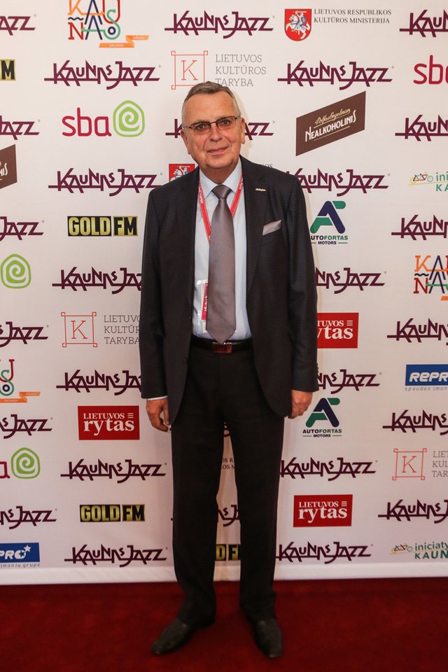 Festivalio „Kaunas Jazz" sumanytojas Jonas Jučas.<br>G.Bitvinsko nuotr.