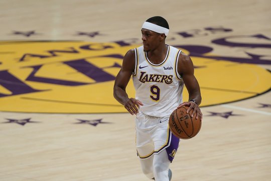 Apmaudžią traumą gavęs R. Rondo „Lakers“ nepadės pirmame atnaujinto NBA čempionato etape