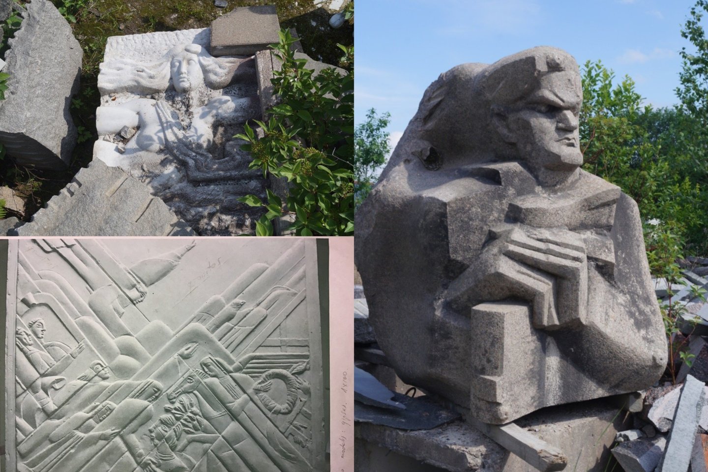 Utena nutarė priglausti Lietuvos skulptorių prieš tris dešimtmečius sukurtas dekoratyvines skulptūras, kurių žlugus Sovietų Sąjungai taip ir neišvydo Lietuva.<br>Autorių nuotr. 