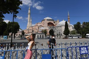 Maskva: Turkijos sprendimas paversti Švč. Išminties soborą mečete – šalies vidaus reikalas