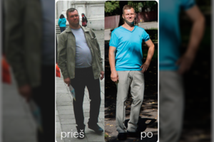 Pavyko atsikratyti 21 kilogramo ir alaus pilvo: valgymo įpročiai pasikeitė neatpažįstamai