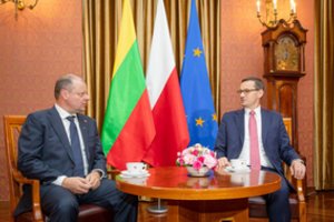 Lietuvos ir Lenkijos premjerai aptarė šalių strateginę partnerystę