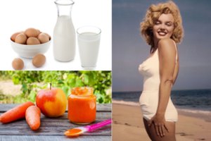 M. Monroe pusryčių kokteilis ir kitų garsenybių mitybos įpročiai: kai kas tikrai nustebins