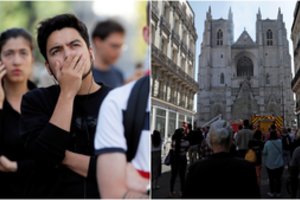 Prancūzijos ugniagesiai suvaldė gaisrą katedroje, skaičiuojama žala