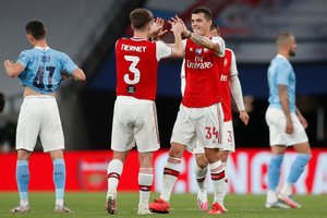 „Manchester City“ įveikęs „Arsenal“ žengė į Anglijos taurės finalą