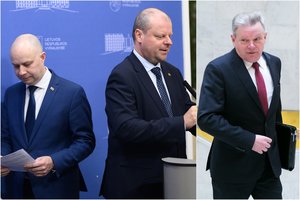 Koronaviruso suvaldymas – J. Narkevičiaus rankose: vienu metu atostogų išėjo ir A. Veryga, ir S. Skvernelis