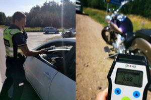 Apsisukęs ir pareigūnų patikros bandęs išvengti motociklininkas taip pasielgė neatsitiktinai