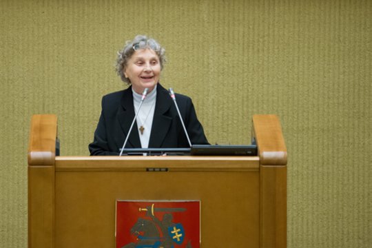 1938 m. gimė disidentė, vienuolė Felicija Nijolė Sadūnaitė.<br>J.Stacevičiaus nuotr.
