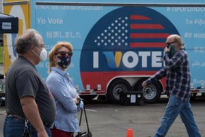 Demokratų lyderiai yra „itin susirūpinę“ dėl užsienio kišimosi į JAV rinkimus