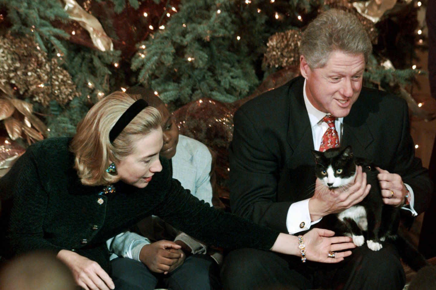  Socks: Clintonų katė.<br> AP/Scanpix nuotr.