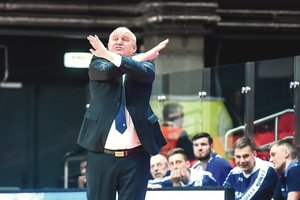 Komentatoriaus amatą įvaldęs V. Šeškus įvardijo pagrindinius trejetų „Hoptrans“ turnyro favoritus