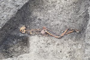 Archeologai aptiko žmogžudystės arba įvykdytos mirties bausmės pėdsakus