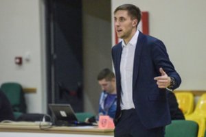 Dar praėjusiame sezone žaidęs 25-erių „Gargždų“ treneris lieka savo poste