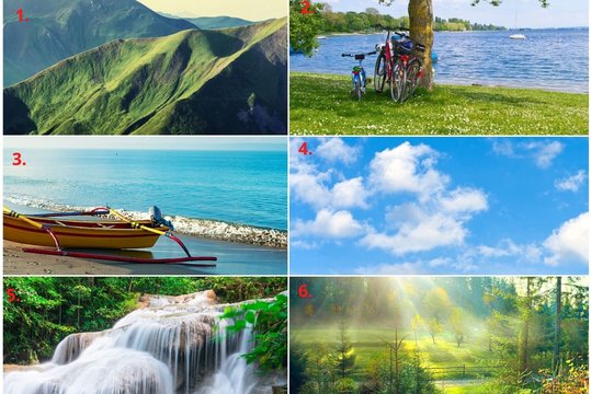 Pasirinkite peizažą: jis atskleis, kuo jūs ypatingas