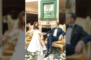 Nuotakas puošianti dizainerė ir sau sukūrė prabangią vestuvių šventę