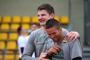 Lietuvos rinktinė Estijoje – be dviejų komandos žaidėjų