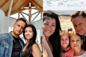 Andrius Rimiškis su žmona simbolinėje vietoje atšventė ypatingą šventę