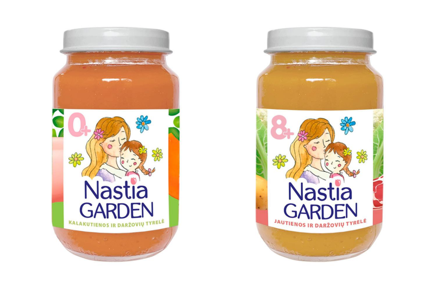„Nastia garden“ pagrindiniai produktai – natūralios vaikiškos tyrelės.<br> „Nastia Garden“ nuotr.