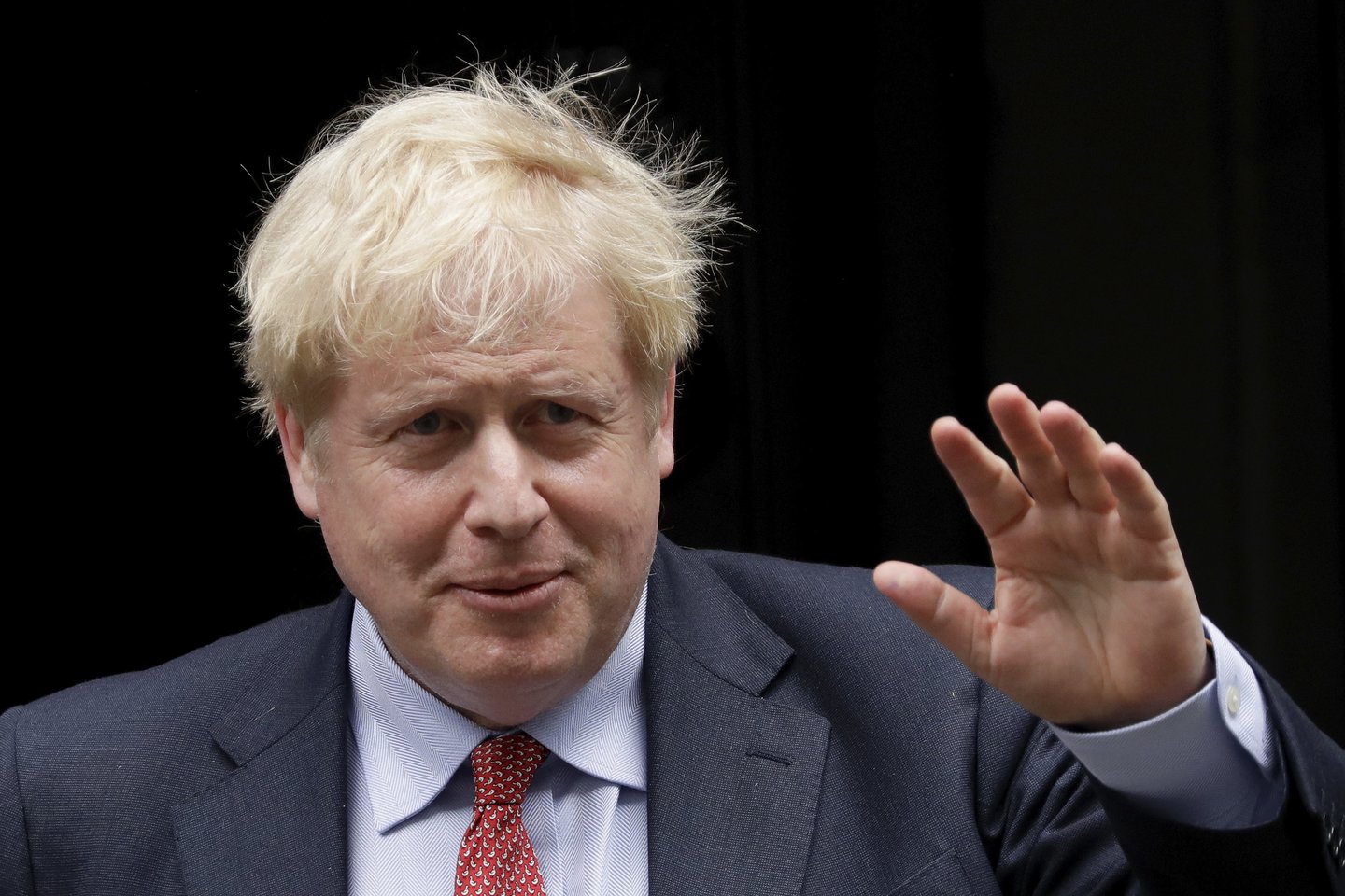 Jungtinės Karalystės ministras pirmininkas Borisas Johnsonas.<br>AP/Scanpix nuotr.