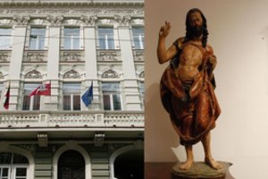 Lietuvai grąžinama neteisėtai išvežta vėlyvosios gotikos skulptūra „Prisikėlęs Kristus“