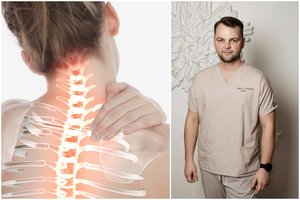 Gydytojas patarė, ką daryti, jeigu surakino kaklą