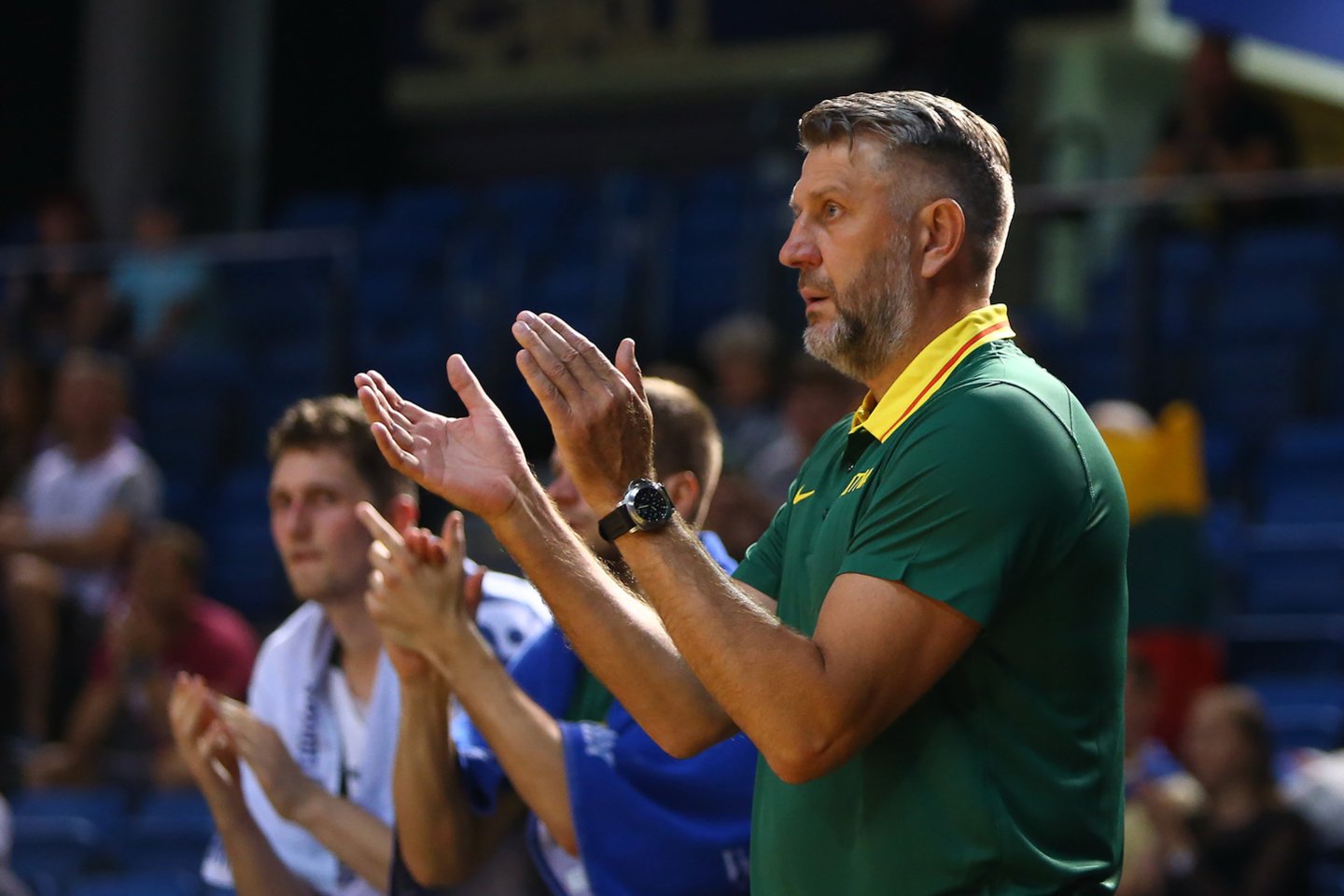 Latvijos ir Lietuvos rinktinių mačas<br> G.Šiupario nuotr.