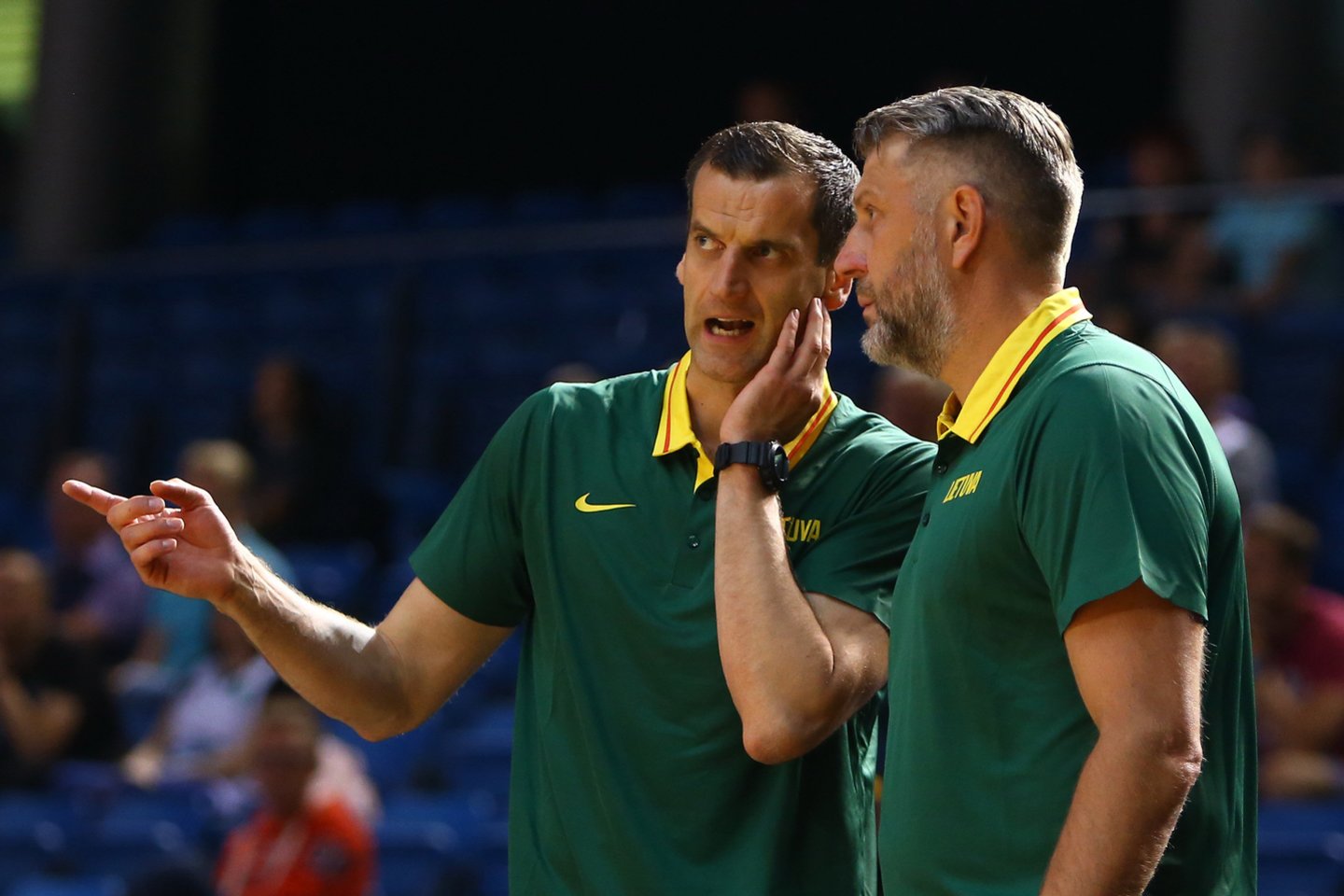 Latvijos ir Lietuvos rinktinių mačas<br> G.Šiupario nuotr.