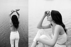 Kristina Radžiukynaitė-KaYra pristatė dainą „Nuogi“: filmavo vandeny plūduriuojančioje lovoje