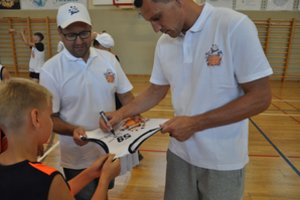 Krepšinio talentų stovykla Nidoje sulaukė M. Kalniečio ir J. Mačiulio dėmesio