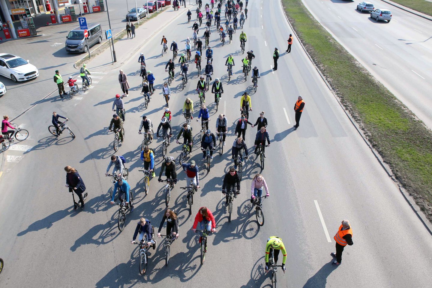 Siekiama tarp gyventojų populiarinti dviračius.<br>M.Patašiaus asociatyvi nuotr.