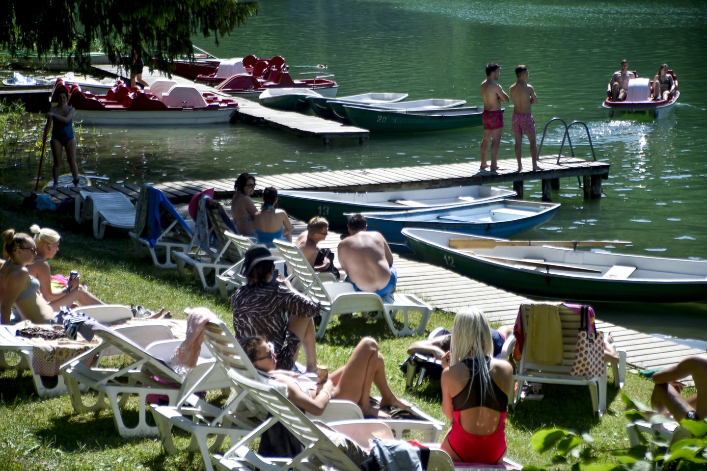 Žalieji ežerai – vilniečių traukos vieta, ypač vasarą.<br>V.Ščiavinsko nuotr.