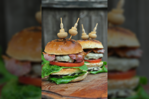 Jautienos mėsainiai su pievagrybiais: išbandykite – nepasigailėsite