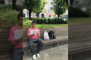 Vilnietis benamis Igoris: „Jūs pabandykite miegoti laiptinėje neišgėrę"