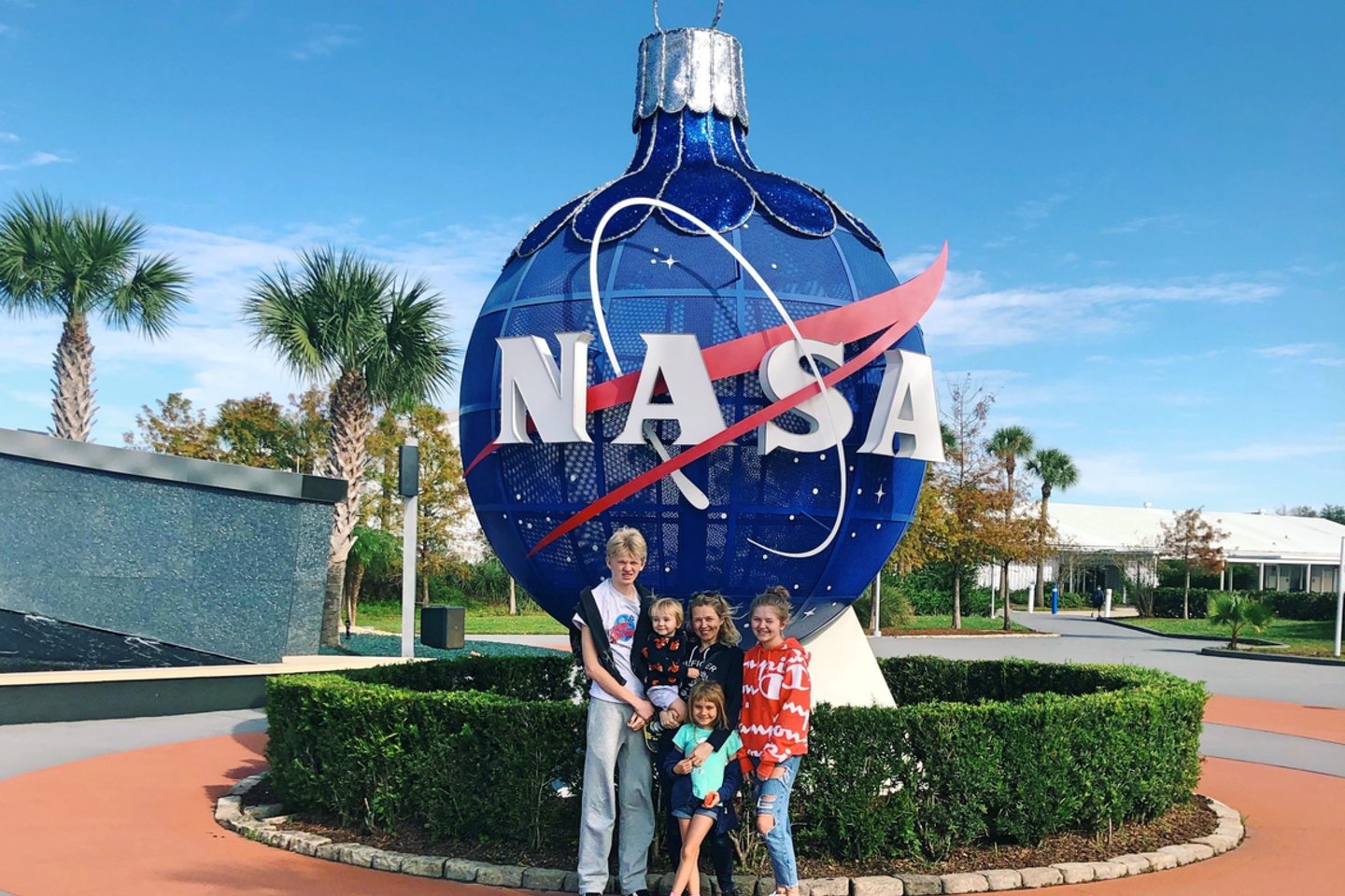  Gyvenant JAV šeima aplankė NASA Kenedžio kosminių skrydžių centrą. <br>Asmeninio archyvo nuotr.