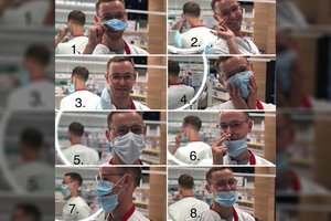 Vaistininkai parodė 8 dažniausiai daromas kaukių dėvėjimo klaidas