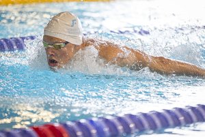 Atvirajame Vilniaus plaukimo čempionate – keturi A. Pavlidžio aukso medaliai