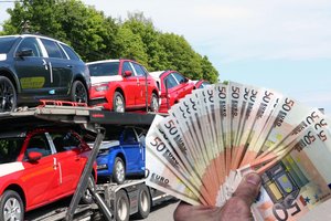 Naudotų apgadintų automobilių prekeiviui – kaltinimai nuslėpus beveik milijoną eurų