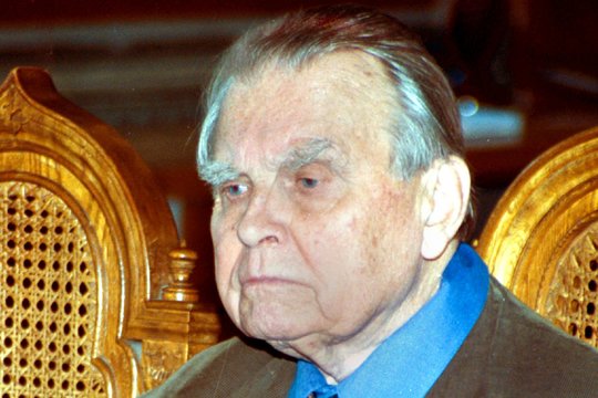 2004 m. mirė lenkų rašytojas, Nobelio premijos laureatas, Pasaulio tautų teisuolis Czesławas Miłoszas (93 m.).<br>V.Kapočiaus nuotr.