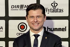 Be staigmenų: LFF prezidentu išrinktas T. Danilevičius