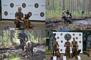 Išrinkti geriausi keturkojai pasienio pareigūnai ir jų kolegos