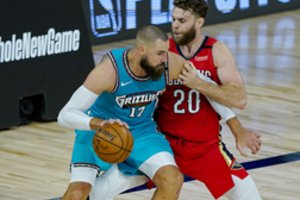 J. Valančiūno dvigubo dviženklio neužteko: „Grizzlies“ ir toliau neranda rakto į pergalę